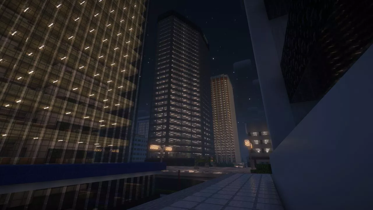 都市天际线夜景